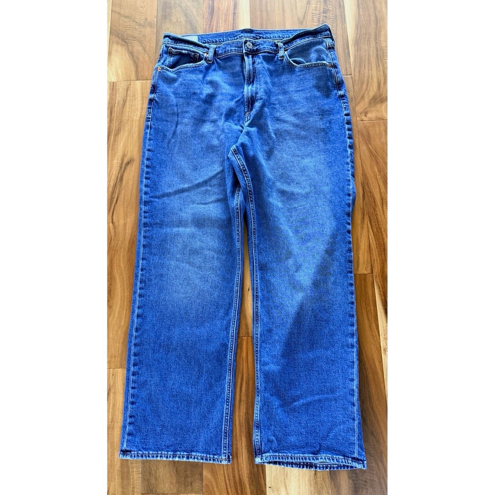 GAP '90s Loose Fit High Rise Women's Blue Denim Jeans Medium Wash Regular 14R